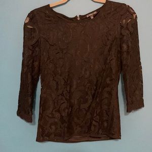 Black Lace 3/4 sleeve